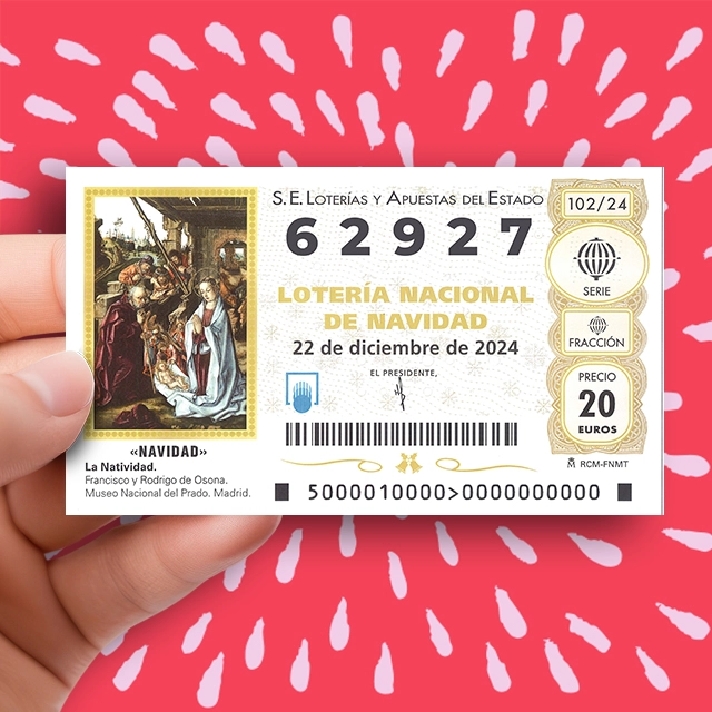 Lotería de Navidad 2024 Hama 62927